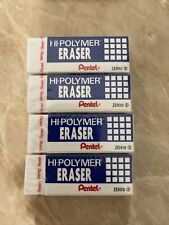 Pentel Hi Polymer Eraser Pack Of 4 Brand New