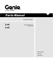 G Boom Lift Parts Manual S 40 Trax And S 45 Trax From Sn S4004 7001 To S4016 215