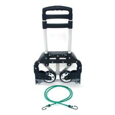 170 Lbs Shopping Cart Folding Dolly Collapsible Trolley Push Hand Truck Black