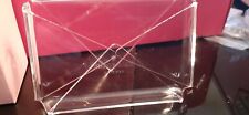 Kate Spade New York Strike Gold Business Card Holder Clear Acrylic Nwt In Box