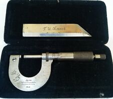 Brown And Sharpe No 8 Outside Micrometer 0 1 Thread Caliper Pat 1902