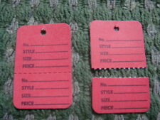 300 Clothing Price Tagging Tags Tagger Gun Hang Label Red Large 1 34x 2 78