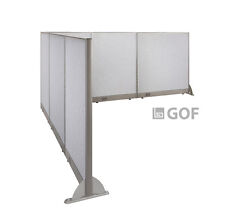 Gof L Shaped Freestanding Partition 108d X 120w X 48h Office Room Divider