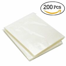 200 Pack Thermal Laminating Pouches 3 Mil Heat Seal A4 Letter Size 9x115 Sheets