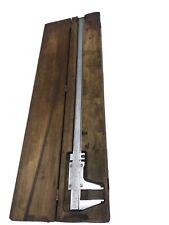Starrett 123 24 0 24 Master Vernier Calipers Used With Wooden Case
