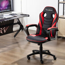 Gaming Racing Style Chair Pu Leather Home Office Executive Computer Desk Swivel