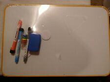New Double Sided White Board Set With Markers Magnets And An Eraser 177x118