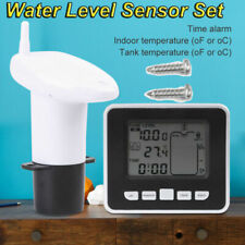 Wireless Ultrasonic Water Tank Level Meter Sensor With Thermometer 100m