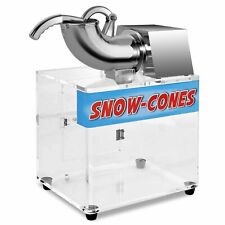Ice Shaver Machine Snow Cone Stainless Steel 220w Shave Slush Machine Commercial