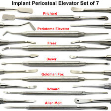 Dental Implant Surgery Tooth Extracting Periosteal Sinus Elevator Buser Set Of 7
