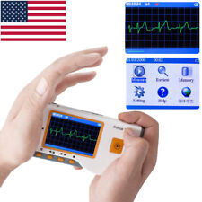 Carejoy Handheld Ecg Ekg Medical Monitor Electrocardiogram 180b Dc 50v10a Us