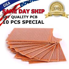 10 Pcs 5x7cm 2x3in Pcb Prototyping Perf Boards Breadboards Circuit Boards