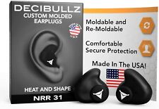 Decibullz Custom Molded Earplugs Highest 31db Nrr Hearing Protection