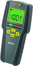 Moisture Meter Pinless Detector Digital Lcd Tricolor Bar Graph Mold Prevention