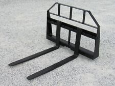 42 Long Compact Tractor Pallet Forks Attachment Fits Skid Steer Quick Attach