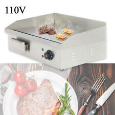 3000w 110v Commercial Stainless Steel Electric Griddle Grill Home Bbq Plate