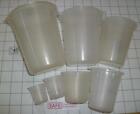 7 Lab Beaker Set Graduated 1530100150250400600 Ml Maryland Plastic X46-2