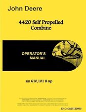 John Deere 4420 Self Propelled Combine Operators Manual Sn 610101 Up Omh120063
