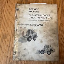 New Holland L 35 L 775 L 778 Skid Steer Loader Service Repair Shop Manual Guide