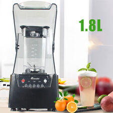 Commercial Electric Soundproof Cover Blender Fruit Juicer Ice Smoothie Machine
