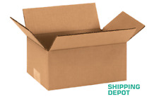 50 9x6x4 Corrugated Kraft Cardboard Cartons Shipping Packing Box Boxes