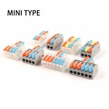 Universal Splitter Electric Cable Connector Pin Terminal Block Wire Led Push In