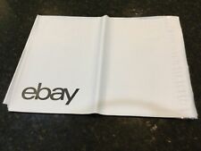 20 Ebay Branded Poly Mailing Bags Shipping Envelopes Black Print 12 X15 New