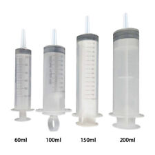 30 300ml Large Plastic Pet Cubs Feeding Clear Measuring Syringe Feed Disposable