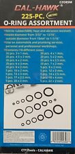 225 O Ring Assortment Kit Metric Pneumatic Air Rubber Hydraulic Tool Paintball