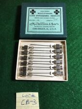 New Old Stock Lot Of 12 Wocher Luer Hypodermic Needles 20 G X 15