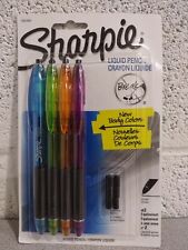 Sharpie Liquid Pencil With Eraser 1 Pack Of 4 Assorted Colors