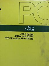 Jd John Deere 40k And 55k Pto Standby Alternators Parts Catalog Pc1527