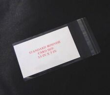 Business Card Clear Resealable Self Adhesive Seal Business Card Bags 12 Mil