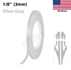Silver Gray Roll Vinyl Pinstriping Pin Stripe Car Motorcycle Tape Decal Stickers