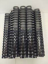 Lot Of 15 Black 1 14 Binding Combs 19 Ring Plastic Spines Oval 230 Sheet