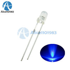 1000pcs 3mm Blue 5000mcd Round Water Clear Led Light