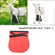 Anti Breeding Apron With Harness Adjustable For Goats Sheep Small Size Red