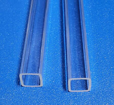2 Pc 12 Od 38 Id Diameter 12 Inch Long Clear Acrylic Plexiglass Square Tube