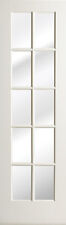 10 Lite Primed Smooth Mdf Solid Wood Interior French Doors 68 Height Prehung