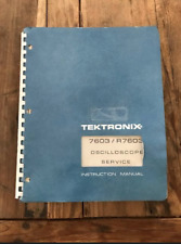 Tektronix Service Instruction Manual 7603r7603 Oscilloscope