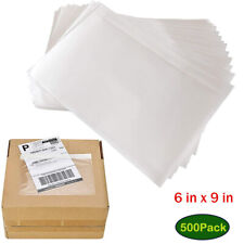 500 Pack 6 X 9 Adhesive Packing List Envelopes Pouch Shipping Labels Envelopes