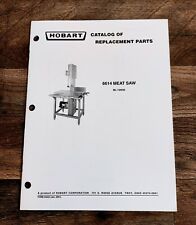 Hobart Catalog Of Replacement Parts For Meat Saw 6614 Ml 134050