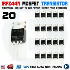 20pcs Irfz44 Irfz44n Mosfet Transistor N Channel Hexfet Power 49a 55v Arduino Pi