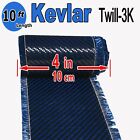 4 In X 10 Ft - Made With Kevlar-carbon Fiber Aramid Fabric - 3k2k-200g - Blue