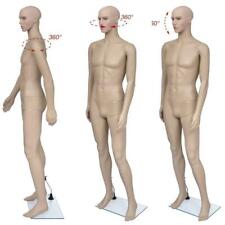 Man Use Male Full Body Realistic Mannequin Display For Dress Form W Base Us