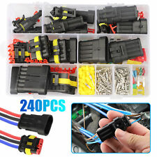 260pcs Waterproof Car Auto Electrical Wire Connector Plug 1 6 Pin Way Plug Kit