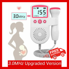 Heart Rate Sound Monitor Baby Pregnancy Home Display Fetal Mhz 30 No Radiation