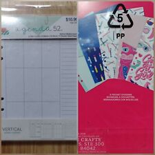 A5 Vertical Weekly Planner Refill Undated Calendar For 6 Ring Binder 72 Sheets