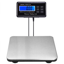Yessources 660lbs Lcd Ac Digital Floor Bench Scale Postal Platform Shipping