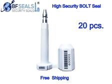 High Security Bolt Seal For Cargo Containers White Color Numbered 20 Pcs Bfs